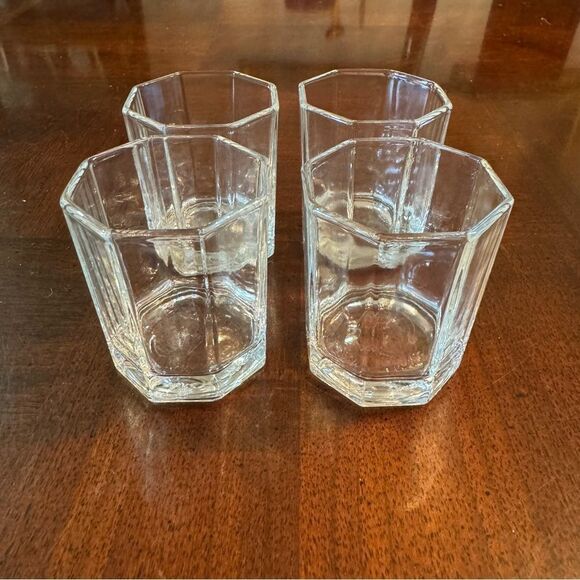 2 oz Arcoroc Luminarc Octime Clear Glass Shooter Bar Shot Glasses Set of 4 - Picture 2 of 8